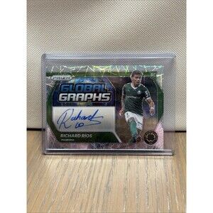 2025 Panini Prizm Soccer Club World Cup Richard Rios Velocity Global Graphs Auto